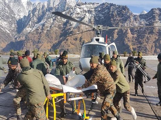 Uttarakhand: Indian Army rescues 14 more workers from avalanche-affected area in Chamoli