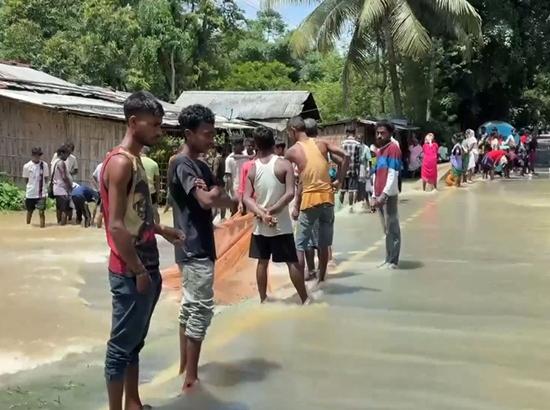 Over 1.7 lakh people affected across 12 districts as Assam battles severe flooding