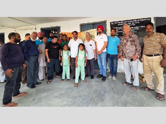 GM Verka Plant Daljit Sherpuri visits 'Home for the Blind’; Assures continued support