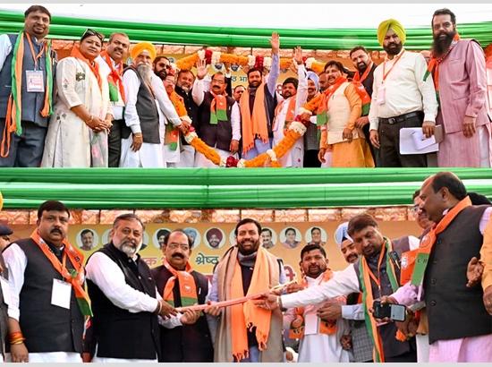 Haryana CM Saini in Ludhiana: ‘AAP has surpassed Congress in corruption’, calls for BJP Govt in Punjab