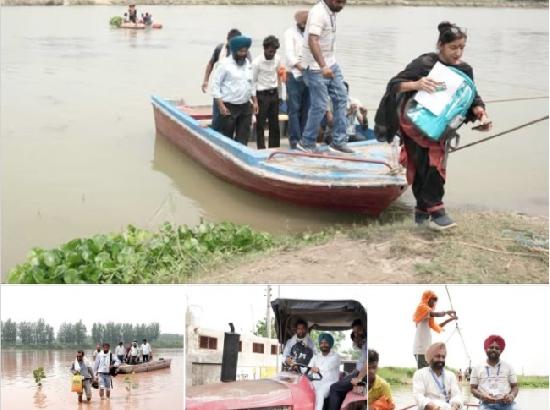 From Boats to Doorsteps; BLOs navigate Sutlej waters for successful SIR 2026