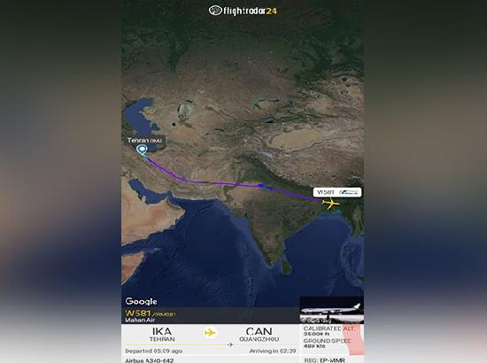 'Bomb threat' onboard Iranian plane over Indian airspace triggers alert, IAF jets scrambled