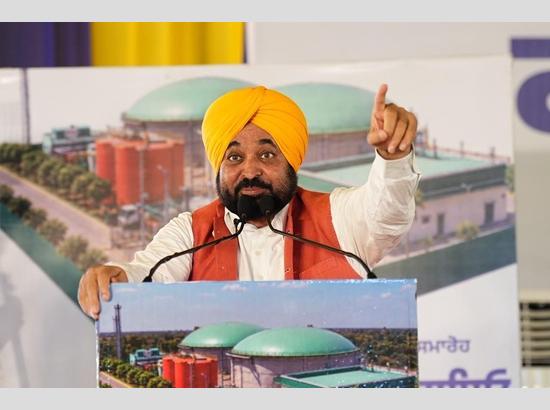 Budha Nallah to be cleaned soon: Punjab CM Mann lays foundation stone of compressed biogas plant in Ludhiana’s Haibowal