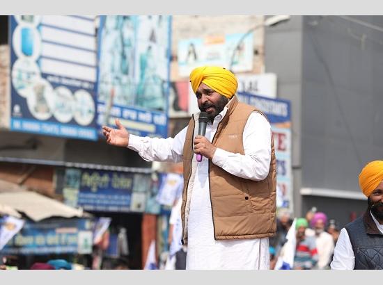 Punjabis will wipe out political corruption by voting for ‘Jharoo’: Bhagwant Mann
