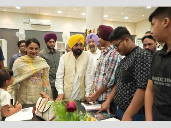 CM Mann continues Mission Gyaan (Knowledge), dedicates another new library to Punjabis