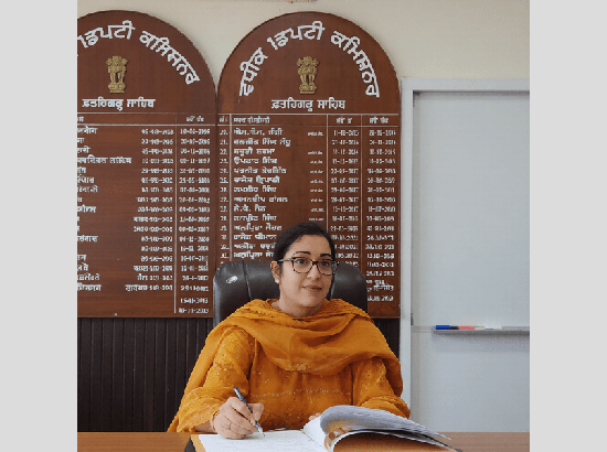 Amarbir Bhullar Assumes Charge as Additional Deputy Commissioner (General), Fatehgarh Sahib