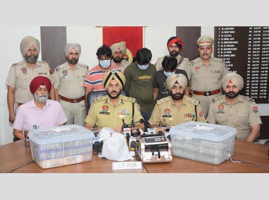Turkey-based smuggler-backed narco-Hawala cartel busted in Amritsar; 3 held with Rs 1.06 crore drug money, 1.10 kg heroin