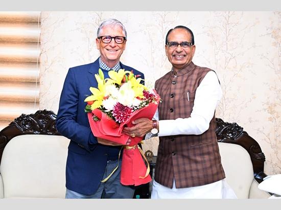 Union Minister Shivraj Singh Chouhan meets Bill Gates