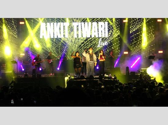 CGC Jhanjeri hosts Star Night with Bollywood Singer Ankit Tiwari