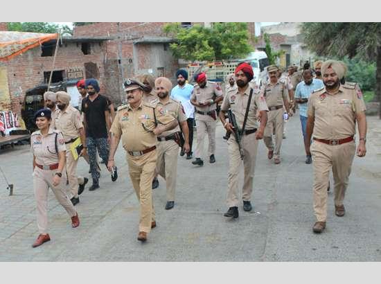 Ferozepur police conduct extensive CASO at 14 hotspots ahead of Independence Day