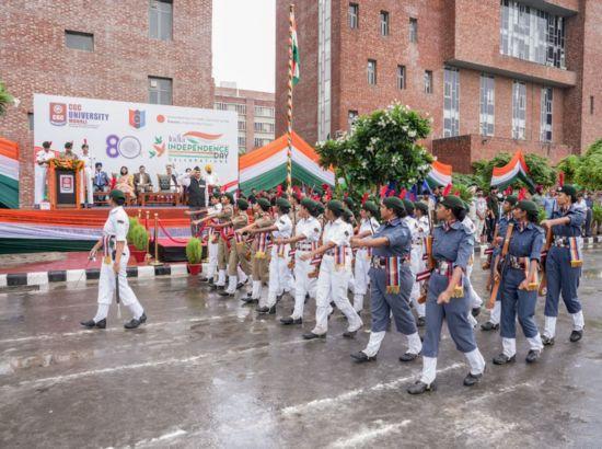 CGC University Mohali marks 80th Independence Day with flag hoisting, NCC parade