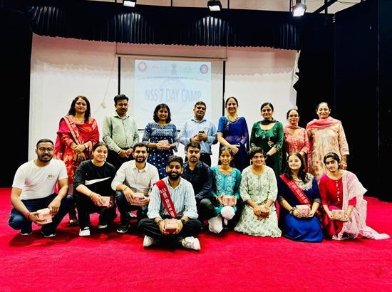 7-day special NSS Camp concludes at Government College of Education, Chandigarh