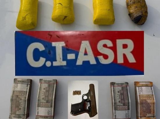 Drug module busted in Amritsar; Four held with 4 kg heroin, Rs 3.90 lakh drug money, one pistol