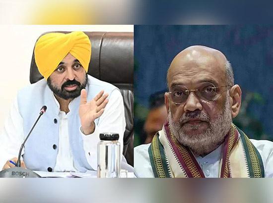 CM Mann hits back at Amit Shah: “BJP’s religious politics won’t work here’