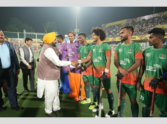 Punjab hosts Asian Hockey Championship for the first time; CM Mann inaugurates tournament; View Pics  