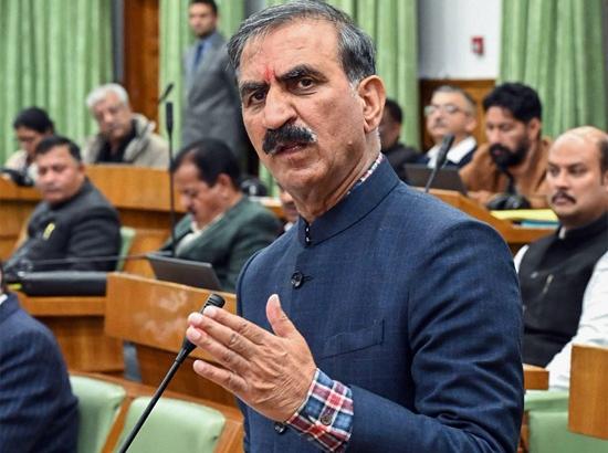 Permanent housing to be provided to poor families: Himachal CM Sukhu