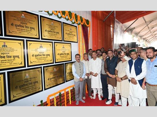 Himachal CM Sukhu dedicates 21 development projects worth Rs 136.25 cr in Mandi district