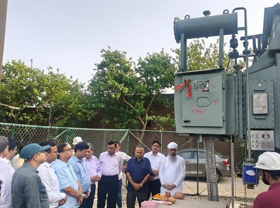 Chandigarh Gets Power Boost: New 20 MVA transformer installed at Industrial Area Phase-I
