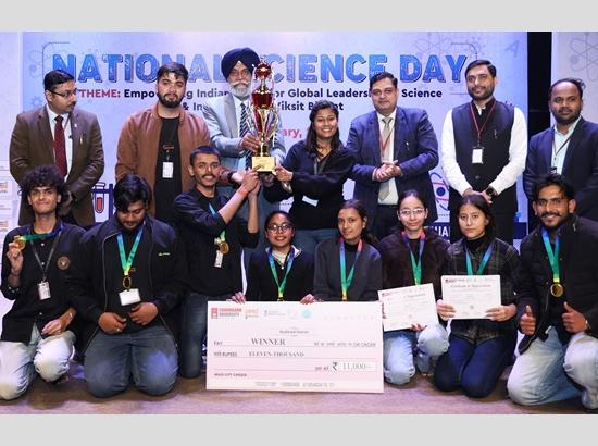 National Science Day celebrated at Chandigarh University with insights from Global and Indian Science leaders