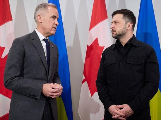 Zelenskyy meets Canadian PM Mark Carney, bags aid before Trump talks