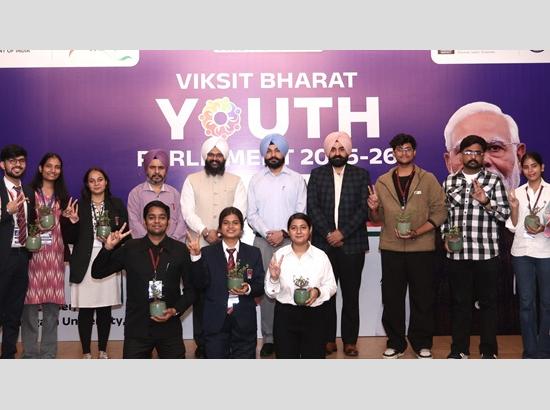 Chandigarh University hosts Viksit Bharat Youth Parliament, Future Leaders debate ‘50 Years of Emergency: Lessons for Indian Democracy’