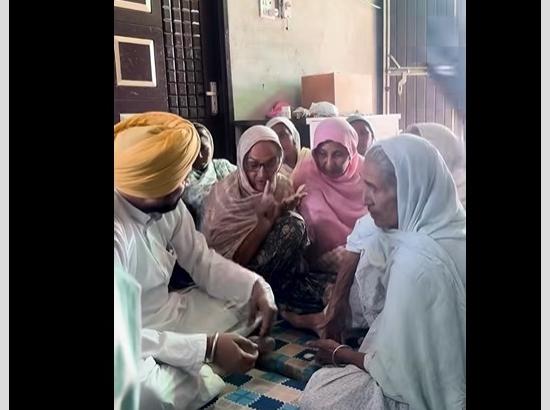 Breaking: Charanjit Channi meets family of man found dead in Mansa village