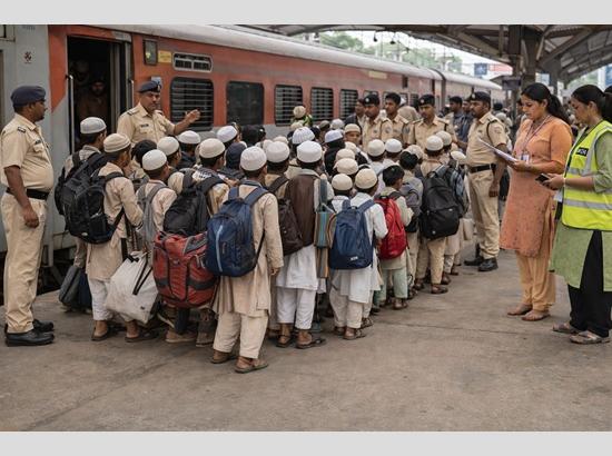 163 minor boys rescued from train in suspected trafficking case 

