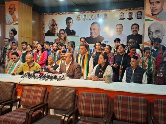 Himachal: 50 workers from BJP, AAP, BSP join Congress during expansion campaign