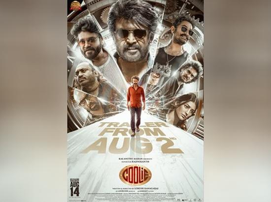 Rajinikanth's 'Coolie' trailer out on this date; makers drop intense poster