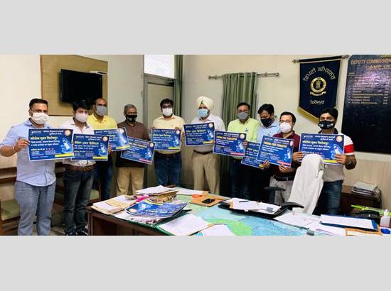  DC launches poster of Corona Free Ferozepur Campaign by NGOs