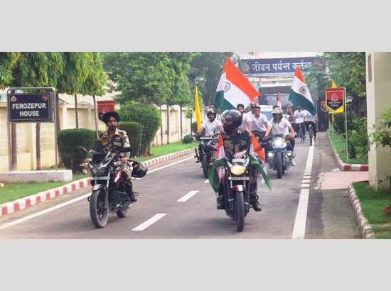BSF holds Cycle Rally under to encourage youths to adopt drug-free lifestyle