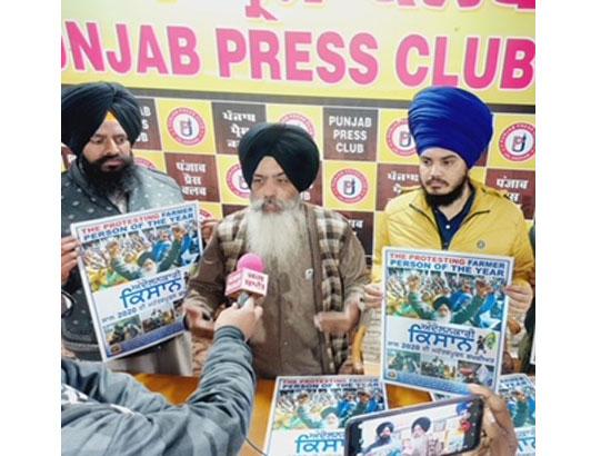 'The Protesting Farmer' is Person of the Year : Dal khalsa and it’s allied groups
