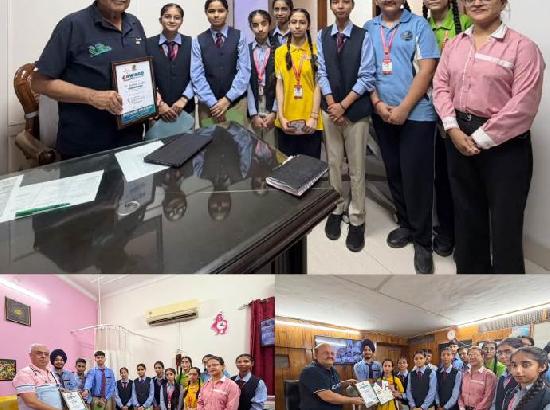 Students honour Ferozepur doctors on National Doctors’ Day