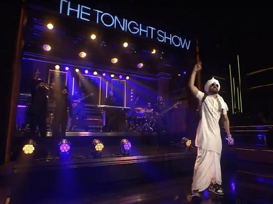 Diljit Dosanjh brings Bhangra beats to Jimmy Fallon's 'The Tonight Show'; Watch Video