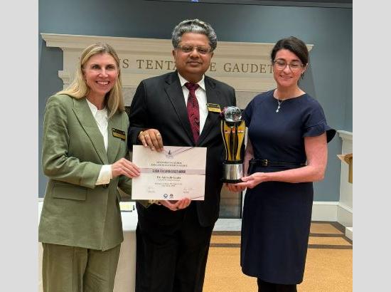 Dr. Anirudh Gupta honoured with “Global Education Leader” award