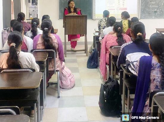 Special lecture on “Constitutional Responsibility-Fundamental Duties” organized at DSCW