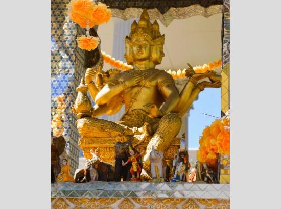 Four-faced Brahma Shrine in Las Vegas a blessing place
