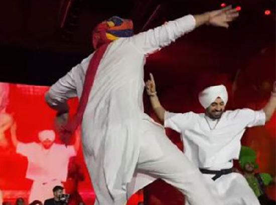 Diljit Dosanjh breaks into bhangra with Marwari fan at Jaipur concert, calls pagdi 