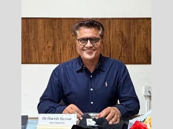 Dr. Harish Kumar assumes charge as Head of Sports Science Dept, Punjabi University