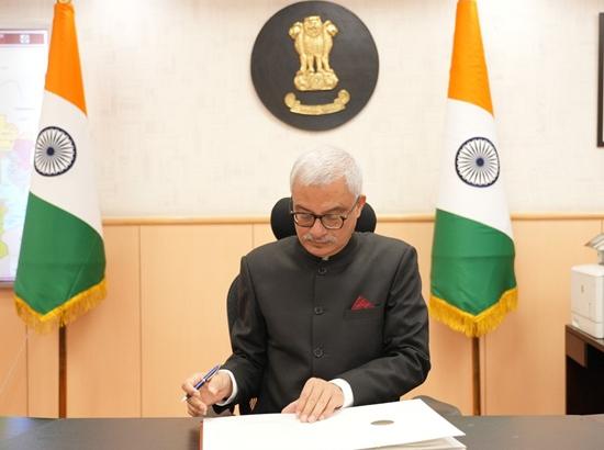 Dr. Vivek Joshi assumes charge as Election Commissioner