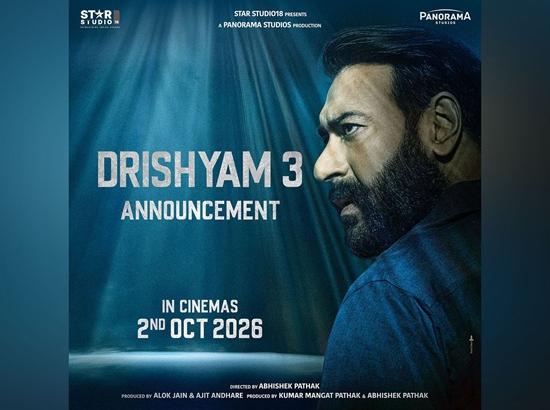 Ajay Devgn starrer 'Drishyam 3' to hit theatres on this date