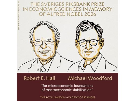 Robert E Hall, Michael Woodford win 2026 Economics Nobel for microeconomic foundations of macroeconomic stabilisation