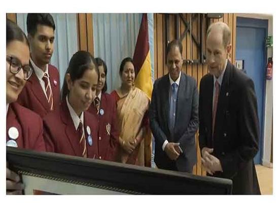 UK's Prince Edward visits British School, interacts with students in Delhi