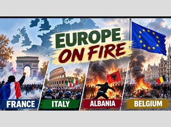 Europe on Fire: Violent protests rock France, Belgium, Italy and Portugal; 1,200 arrested in France