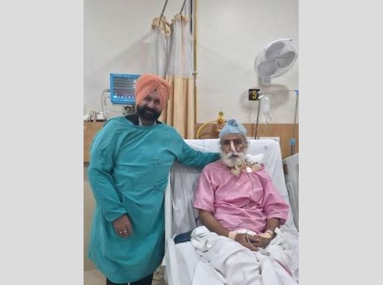 Former IG Amar Singh Chahal recovering in hospital, Ex ADGP GS Dhillon shares pic