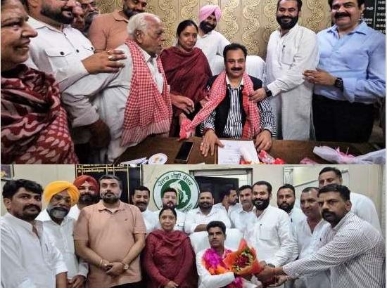 Dr Baljit Kaur congratulates Rinnwa, Nagpal on taking charge as Fazilka Chairmen