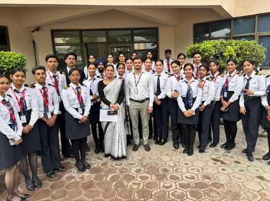 GNA University students get first-hand aviation exposure at Amritsar Airport