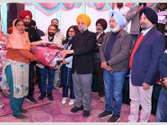 GNDU adopts flood-hit Gaggar village in Ajnala, launches winter relief drive