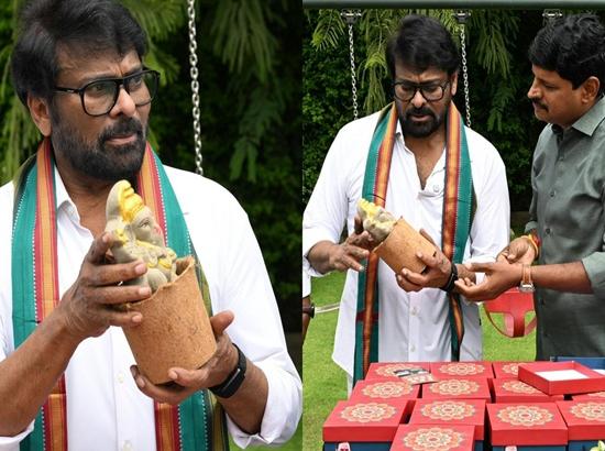 Ganesh Chaturthi 2026: Chiranjeevi unveils eco-friendly 'Seed Ganesha' idols in Hyderabad