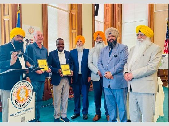 Miri-Piri Day and Sikh Veterans Day celebrated in Norwich; Proclamations issued by Mayor, 